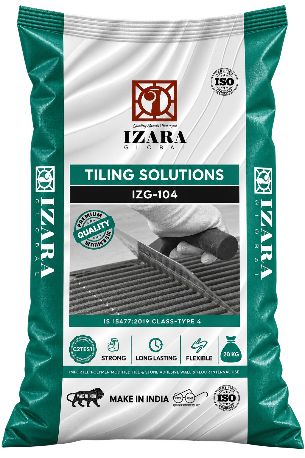 IZG-104 IS 15477:2019 CLASS-TYPE 4 Tile Adhesive Bag